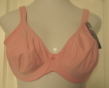 Bali Smoothing Underwire Bra Size 40D Coral Style DF3383 - $16.78