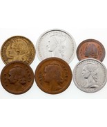 Lot De 6 Pièces Du Cameroun Et Du Cap-Vert 1926 - 1948 En État VF À BU - $68.20