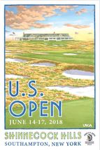 USGA PGA Tour Golf Course Metal Sign 12x8in Vintage Major Tournament Pos... - $456.38 MXN