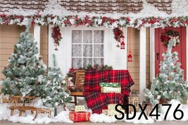 7x5ft Vinyl Photography Background Backdrop Christmas Photo Studio Props - £15.79 GBP+