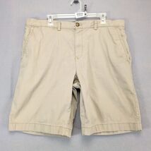 Tommy Hilfiger Tan Cotton Bermuda Shorts Men's 38x10" Preppy Classic Coa... - $22.00