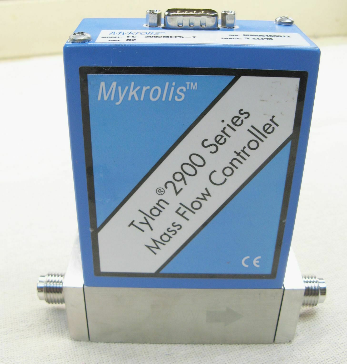 Mykrolis Tylan 2900  Flow Controller FC-2902MEP5-T Gas N2 5 SLPM - $99.99