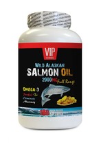 neuroprotective supplement - ALASKAN SALMON OIL 2000 - immune boosting 1B 180 - $25.19