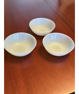 Vtg - (3) Fire King Turquoise Blue By Anchor Hocking Fruit/Dessert Bowl ... - $61.47 CAD
