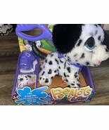 Fur Real ~ Peealots Black White Spotted Dog Toy Hasbro Connect Walker Leash - $33.93 CAD
