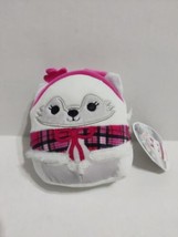 2021 Squishmallow 4.5-5&quot; Gracelynn the White Fox Brand New Christmas Holiday - £11.95 GBP