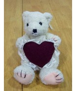 GANZ Heritage Collection TEDDY BEAR W/ HEART Plush NEW - £12.07 GBP