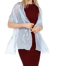 allbrand365 designer Womens Embroidered Floral Wrap Size One Size Color ... - $38.50