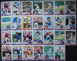 1983 Topps Chicago Cubs Team Set of 27 Baseball Cards - £23.59 GBP