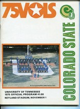 UNIVERSITY OF TENNESSEE VS COLORADO ST. NCAA FOOTBALL GAME PROGRAM-11/1/... - £64.09 GBP