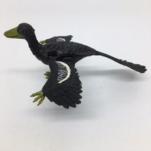 Dinosaur Archaeopteryx Prehistoric Toy Poseable Figure 7 1/2&quot; long 4 1/4... - $15.55