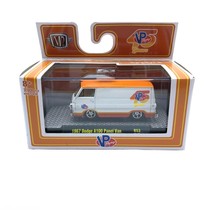 M2 Machines 1967 &#39;67 Dodge A100 Panel Van VP Racing White/Orange Diecast 1/64 - $12.50