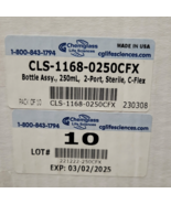 Chemglass 250ml Bottle Assy/2-Port/CFlex( 10/PK) CLS-1168-0250CFX - $197.50