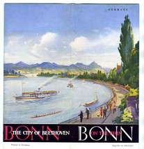 Bonn Germany on the Rhine Brochure The City of Beethoven 1930&#39;s - £30.92 GBP