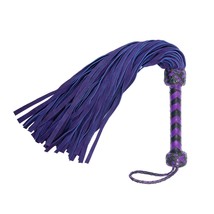 Real Cowhide Thick Leather Flogger 100 Tails Heavy &amp; Thuddy Impact Horse Whip - £21.98 GBP