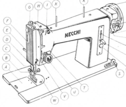 Necchi BF NOVA manual for sewing machine instruction parts hard copy - £10.16 GBP