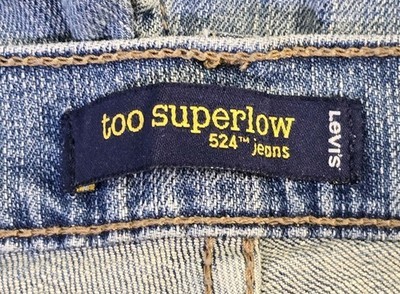 Levi’s 524 Too Superlow Jeans Womens Sz 9 Short Low Rise Bootcut Denim Western Item image 4