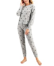 Jenni Womens Long Sleeve Waffle Pajama Top and Jogger Set, X-Small - £27.22 GBP