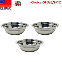 3/6/9/12 Pcs Stainless Steel Mixing Bowls, Metal Prep Bowls, Food Storage, Fruit - £5.91 GBP+