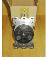HUBBELL 30 AMP, 250 VAC FLUSH MOUNT SINGLE GANG RECEPTACLE (NEMA 6-30R) ... - $29.99