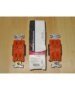 COOPER 15 AMP 125 VOLT DUPLEX ORANGE COMMERCIAL RECEPTACLE (NEMA 5-15R) ... - $9.99