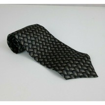 Stafford Executive Gray &amp; Black Tie With Beautiful Designs - £9.91 GBP