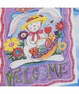 Welcome Easter Bunny Art Reflections Banner Michaels&#39; Exclusive  25&quot;x38&quot;... - $258.13 MXN