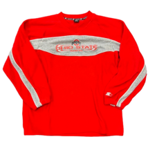Team Starter Mens Ohio State Buckeyes Red Gray Full Sleeves Sweatshirt U... - $20.76