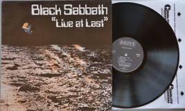 Black Sabbath Live At Last NEMS First Press BS-6001 France ozzy Vinyl LP 1980 NM - £44.09 GBP