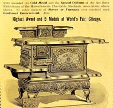 World&#39;s Fair Magee Oven Range 1894 Advertisement Victorian Wood Burning 1 ADBN1b - £19.66 GBP