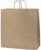 EGP Recycled Kraft Paper Shoppers Jumbo 18 X 7 X 18.75-200 Bags - £120.03 GBP