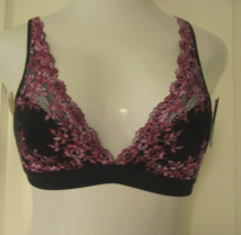 Wacoal Embrace lace Wirefree bra sz 34 Style 852191 Purple convertible s... - $24.70