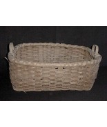 Antique Double Handled Split Ash Basket  - £12.61 GBP