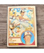 1983 Topps Jim Palmer Orioles Baseball Card #490 Near Mint Condition - $37.88 MXN