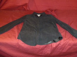 Tablots Petite Stretch Vintage Black Classic Button Up Long Sleeve Jacket Size P - £16.03 GBP