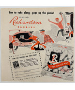 1954 Richardson Candies After Dinner Mints Advertisement Candy Dessert D... - $375.77 MXN