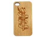 New Good Wood New York NYC Statue of Liberty Torch Iphone 4/4S Snap Case - £10.25 GBP
