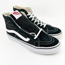 Vans Sk8 Hi Slim Black True White Womens Size 6.5 - $24.95