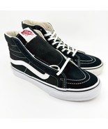 Vans Sk8 Hi Slim Black True White Womens Size 6.5 - $24.95