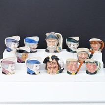 Lot of 12 Toby Mugs Characters Sailors Figures Royal Doulton Lancaster Sue Ida - £72.35 GBP