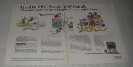 1991 IBM RISC System/6000 Family computers Ad - The Power - $18.49