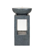 Fountain 12.5&quot;L x 33.5&quot;H Resin - double water feature - $450.33
