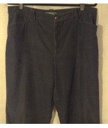 Lauren Ralph Lauren Black or Navy Cotton Pants 1% Elastane, Very Soft Si... - £9.08 GBP
