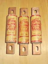 LIMITRON BUSSMANN 100 AMP 600 VOLT CLASS J FUSES (LOT OF 3/JKS-100) ~ RARE! - £154.17 GBP