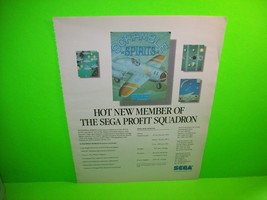 Scrambled Spirits Video Arcade Game Pull Out Magazine Large Ad 10&quot; X 13&quot; Vintage - £14.29 GBP