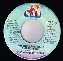 Keane Brothers Amy Show World You&#39;re There 45 rpm Wanna Get Back On The ... - £3.87 GBP