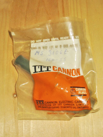 ITT CANNON MS3106E16S-5S CIRCULAR CONNECTOR PLUG (SIZE: 16S, 3POS) ~ NEW! - $49.99