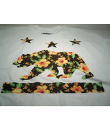 TONY HAWK California Republic floral Uni-sex T-shirt White NEW - $189.87 MXN