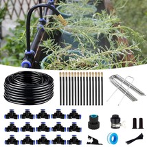 Drip Irrigation Kit; Automatic Garden Watering System With 15, And Patios. - $37.98