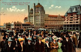 &quot;Easter Sunday On The Boardwalk&quot; -ATLANTIC City Nj 1911 Postcard BK63 - £3.12 GBP